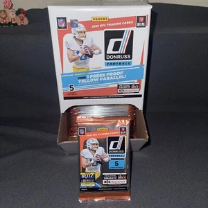 2021 Donruss NFL Football Full Gravity Feed Box 48 Packs Original Collation!!! - Picture 1 of 3