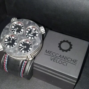 MECCANICHE VELOCI Quattrovalvole Carbon 105F Black Limited Edition Men's Watch - Picture 1 of 8