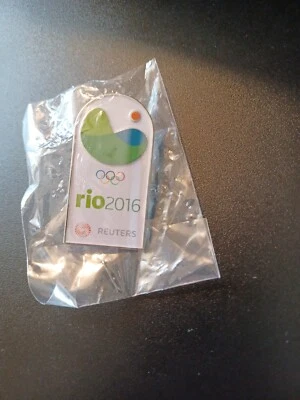 Broche de mídia 2016 Olympic Rio Reuters - Imagem 1 de 2