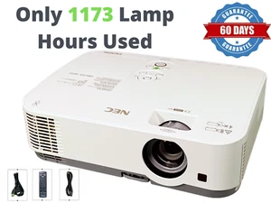 NEC ME331X 3LCD Projector 3300 ANSI HD 1080p HDMI - 1173 Lamp Hours Used Bundle - Picture 1 of 10