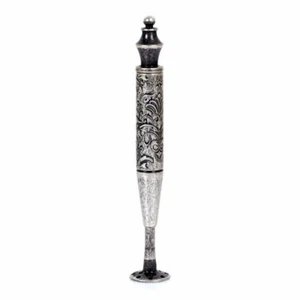 Tampone per fumo argento antico 2 in 1 intagliato tubo per fumo ottone per scegliere strumento tabacco - Foto 1 di 7