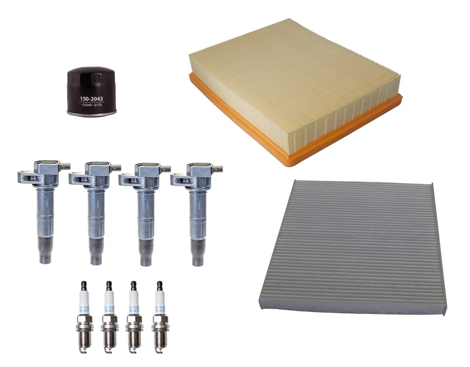 Kit de afinación de 4 bobinas de encendido y 4 bujías Denso Filters para Kia Rondo 2,4 L L4 Foto 1 de 1