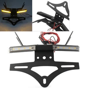 Rear Bracket License Plate Turn Signal Holder Fit Honda CB650R CBR650R 2021-2023 - Picture 1 of 12