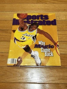 2/12/96 RARE NEWSSTAND Sports Illustrated “Why Magic Came Back” Magic Johnson NM - Picture 1 of 4