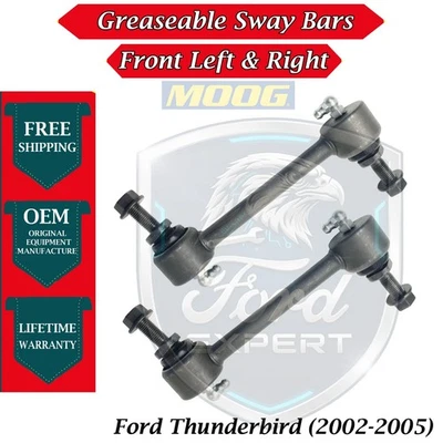 Barras estabilizadoras delanteras MOOG OEM para Ford Thunderbird 2002-2005 3,9 L garantía de por vida Foto 1 de 4