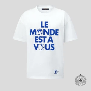 Louis Vuitton T-Shirt "Le Monde Est A Vous" in weiß - Bild 1 von 10