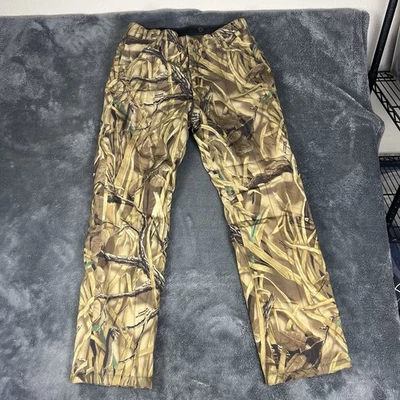 Cabelas Gore-Tex Thinsulate Hunting Pants Camo Advantage Wetlands Mens 32x32 USA - Image 1 of 4