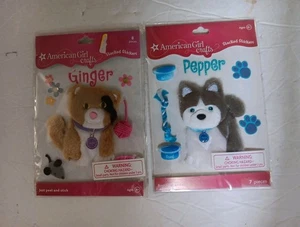 American Girl Crafts Stacked Stickers Ginger & Pepper 3D Scrapbook ×2 - Picture 1 of 4