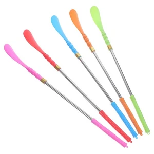  5 pezzi corno per scarpe in metallo strumento di assistenza per l'uso ausiliario - Foto 1 di 12