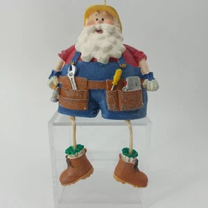 Plummer Weihnachtsmann baumelnde Beine Regal Sitter Weihnachten Urlaub Ornament - Bild 1 von 11