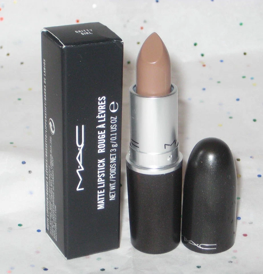 MAC Matte Lipstick in Gritty Girl - New in Box - Rare and Discontinued - Image 1 of 1