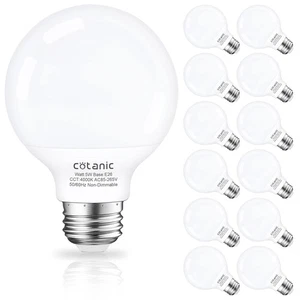 G25 LED Globe Light Bulbs,E26 Standard Base,5W,60 Watt Incandescent Equivalen... - Picture 1 of 6
