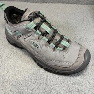 Keen Targhee IV WP Damen 8 Low Top Wander Outdoor Schuhe Schnürschuhe Alloy Grün - Bild 1 von 12