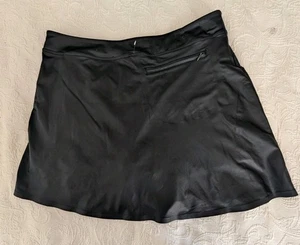 G/Fore G4 Effortless Damen Large Onyx schwarz Golf Skort Pickleball - Bild 1 von 8