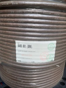 Belden 8408 Microphone Cable, 2 #16 EPDM BRD CSPE Brown, 100 FT - Picture 1 of 1