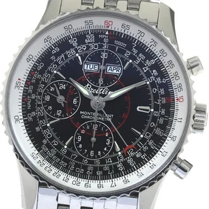 Breitling Montbrillant Datora Triple Calendar Automatic Men’s Watch B+ - Picture 1 of 7