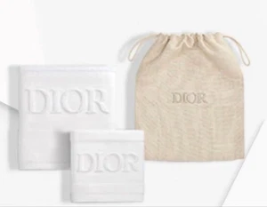 Dior Handtuch Set Neuheit Handtuchbeutel 2025 - Bild 1 von 4
