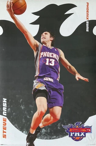 Steve Nash Phoenix Suns 2007 NBA Poster 22.5 x 34 Cover