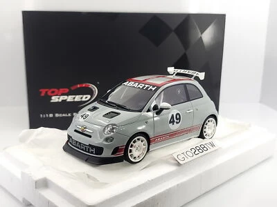 TSM / Top Speed 1:18 scale Fiat 500 Abarth Assetto Corse #49 Presentation TS0433 - Image 1 of 4
