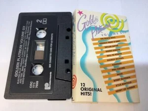 GOLD & PLATINUM VOLUME 6 Cassette Tape 12 ORIGINAL HITS 1989 CBS CRC 1T1-7899 - Picture 1 of 5