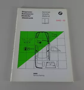 Schulungsunterlage/Seminario BMW 3er E36 Diagnóstico Karosserie-Elektrik Von 5/ - Imagen 1 de 4