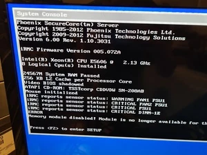 Fujitsu Primergy RX200 S6 Server 2x Xeon QC E5606 2.13GHz 32GB RAM NO HDD/os - Picture 1 of 14