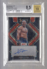 2022 PANINI SELECT UFC CIRYL GANE 1/1 BLACK DISCO AUTOGRAPH BGS 8.5 / 10 AUTO