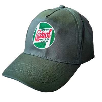 CASTOL Genuine Merchandise Classics Castrol Oil Motorsport Embroidered Baseball Cap Hat