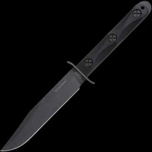 Ek Model 5 Fixed Knife 1095 Cro-Van Steel Bowie Blade Glass Filled Nylon Handle - Picture 1 of 5