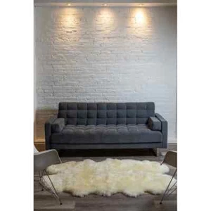 GROSSBY 39 X 77 IKEA SWEDEN SHEEPSKIN WHITE - Picture 1 of 8