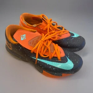 1981) Nike KD 6 VI Texas Black/Green Glow/Urban Orange 599424-002 Men’s Size 11 - Picture 1 of 8