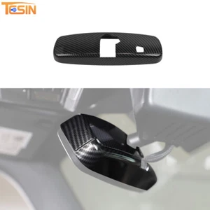 Interior Rearview Mirror Cover Trim For Ford Bronco 21+/Mustang 15+ Carbon Fiber - Imagen 1 de 11