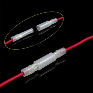 200Pcs Nylon Fully Insulated Female Male Bullet Butt Connector Terminal 24-18AWG - Picture 1 of 5