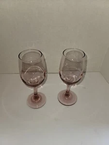 Set Of Two Purple Wine Glass - Picture 1 of 4