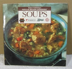 SOUPS - Modern Publishing's Popular Brands - 1995 Paperback Recipe Booklet - Picture 1 of 4