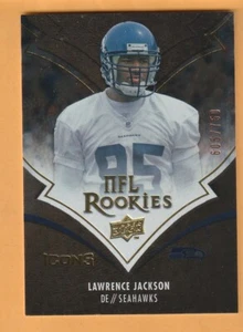 Lawrence Jackson Seattle Seahawks 2008 Upper Deck Icons #163 /750 USC Trojan 11F - Picture 1 of 2