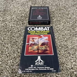 01 COMBAT Atari 2600 Cartucho de Juego Probado Funcionando GATEFOLD Con Manual - Imagen 1 de 6