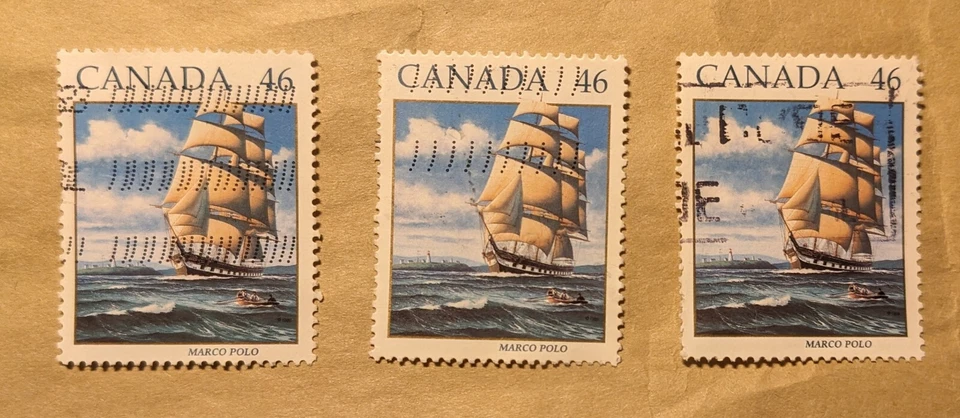 Canada 🍁46¢ Marco Polo Clipper Ship 1999 Scott#1779 - Image 1 of 1