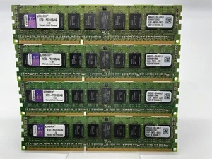 16GB 4x4GB Kingston KTD-PE313S-4G Server Memory - Picture 1 of 1