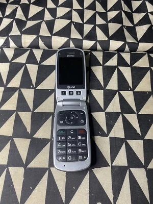 Pantech - Gray ( AT&T ) Cellular Flip Phone Cell Phone - Not Tested - Image 1 of 4