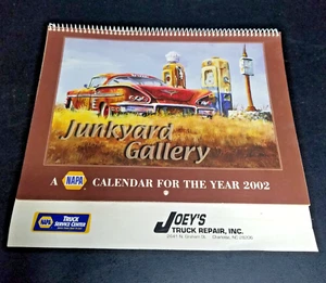 2002 Calendar ~ 1950's Cars & Trucks By: Dale Klee "The Junkyard Artist" - Picture 1 of 9