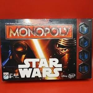 Disney Star Wars Monopoly The Force Awakens Board Game 2015 box damage  pic #11 - Picture 1 of 11