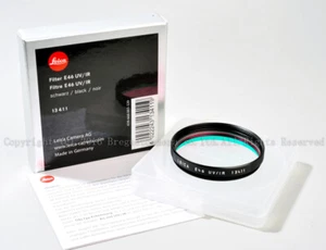Nuevo filtro Leica E46 UV/IR negro #13411 - Imagen 1 de 2