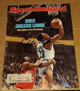 GENE BANKS Duke Blue Devils SIGNED AUTOGRAPHED 1978 SPORTS ILLUSTRATED SI COA - Picture 1 of 1