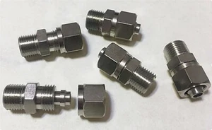 Conector metálico cambiador de neumáticos 5 piezas 1/8 8 mm válvula de aire para Ranger COATS Eagle Bright - Imagen 1 de 3
