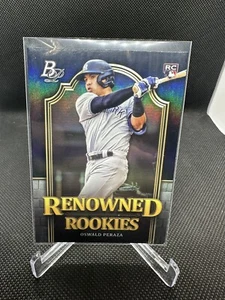 2023 Bowman Platinum Oswald Peraza Renowned Rookies #RR-6 New York Yankees - Picture 1 of 2
