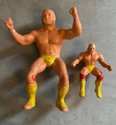 Figura de acción Hulk Hogan Vintage 1984 WWF Titan Sports Rubber Wrestling 8 pulgadas Foto 1 de 3