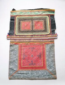 Antique Chinese Hmong Miao Minority Embroidery Baby Carrier / BC102 - Picture 1 of 10