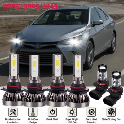Kits de 6X faros antiniebla LED para Toyota Camry 2002 2003 2004 2005 2006 Foto 1 de 4