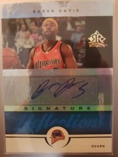 2005-06 Upper Deck UD Reflections BLUE Autograph Baron Davis 04/15!!!🔥🔥🔥🔥